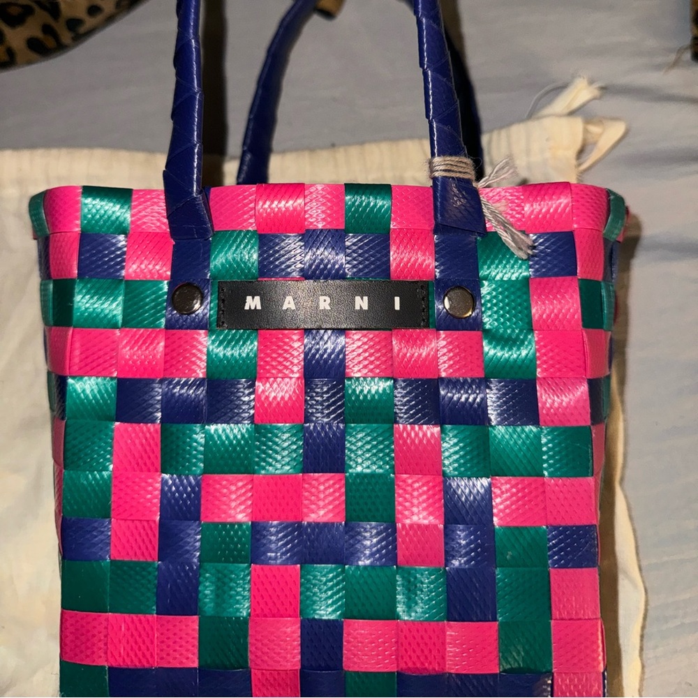 New Marni Market Micro Basket Bag